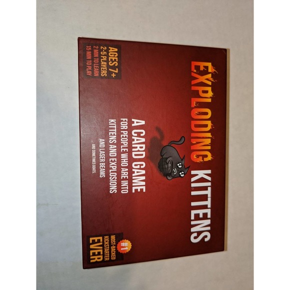 Exploding Kittens Original Edition Hilarious Games for Family Game Night Funny - Picture 5 of 6